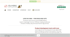 Desktop Screenshot of olivers-petfood.com